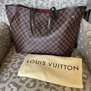 Authentic Louis Vuitton Neverfull GM Damier Ebene
